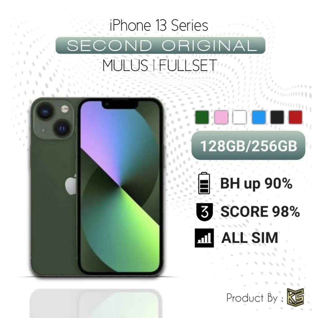iPhone 13 128gb/256gb second fullset ori