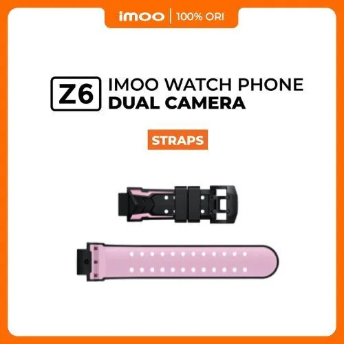 [imoo 100% Original] imoo Strap Z6 (Bisa untuk Y1, Z1, Z7) Original Tali Jam Tangan Smartwatch Rubber Silikon