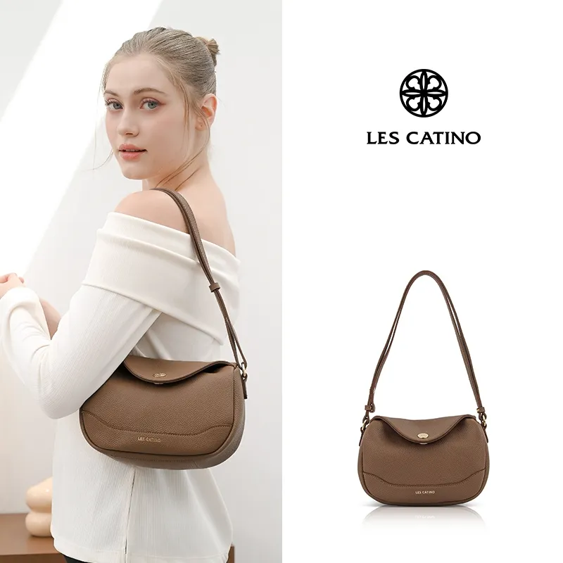 Tas Bahu Les Catino Goldy Flap Shoulder Bag