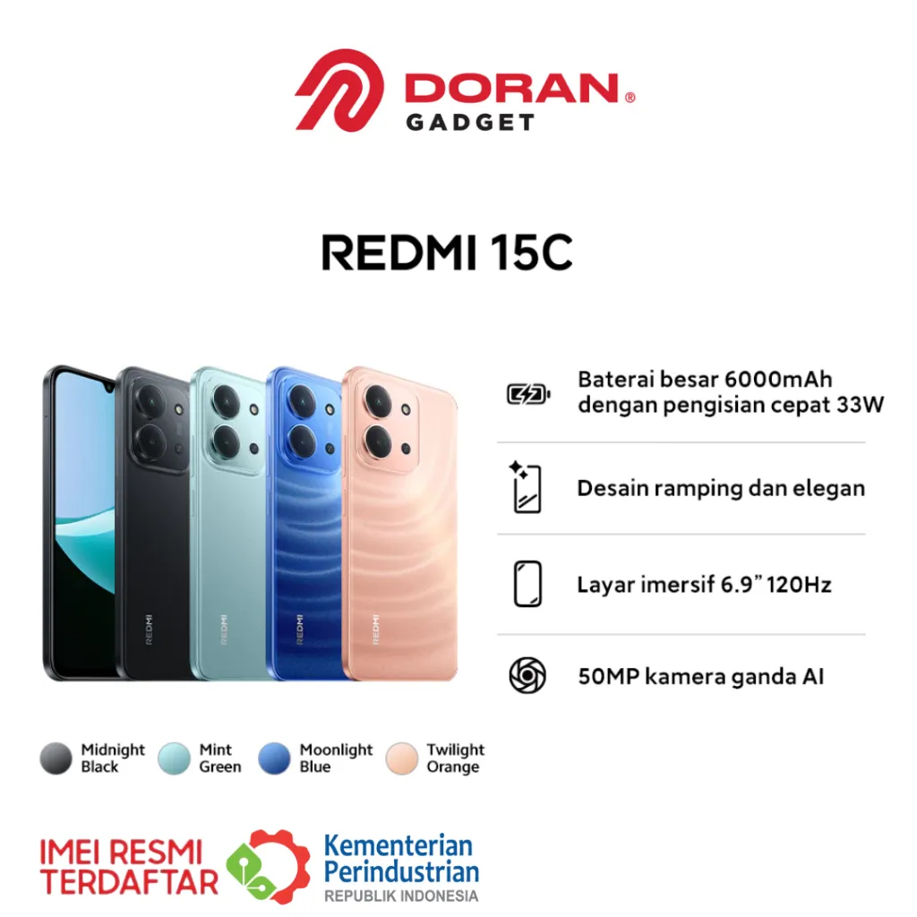 Xiaomi Redmi 15C 6/128GB 8/256GB RAM 6GB 8GB ROM 128GB 256GB