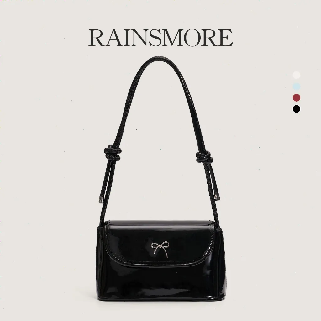 RAINSMORE Tas Bahu Mini Wanita – Korean Simple Cute Style, Warna Pastel untuk Remaja & Hangout Santai