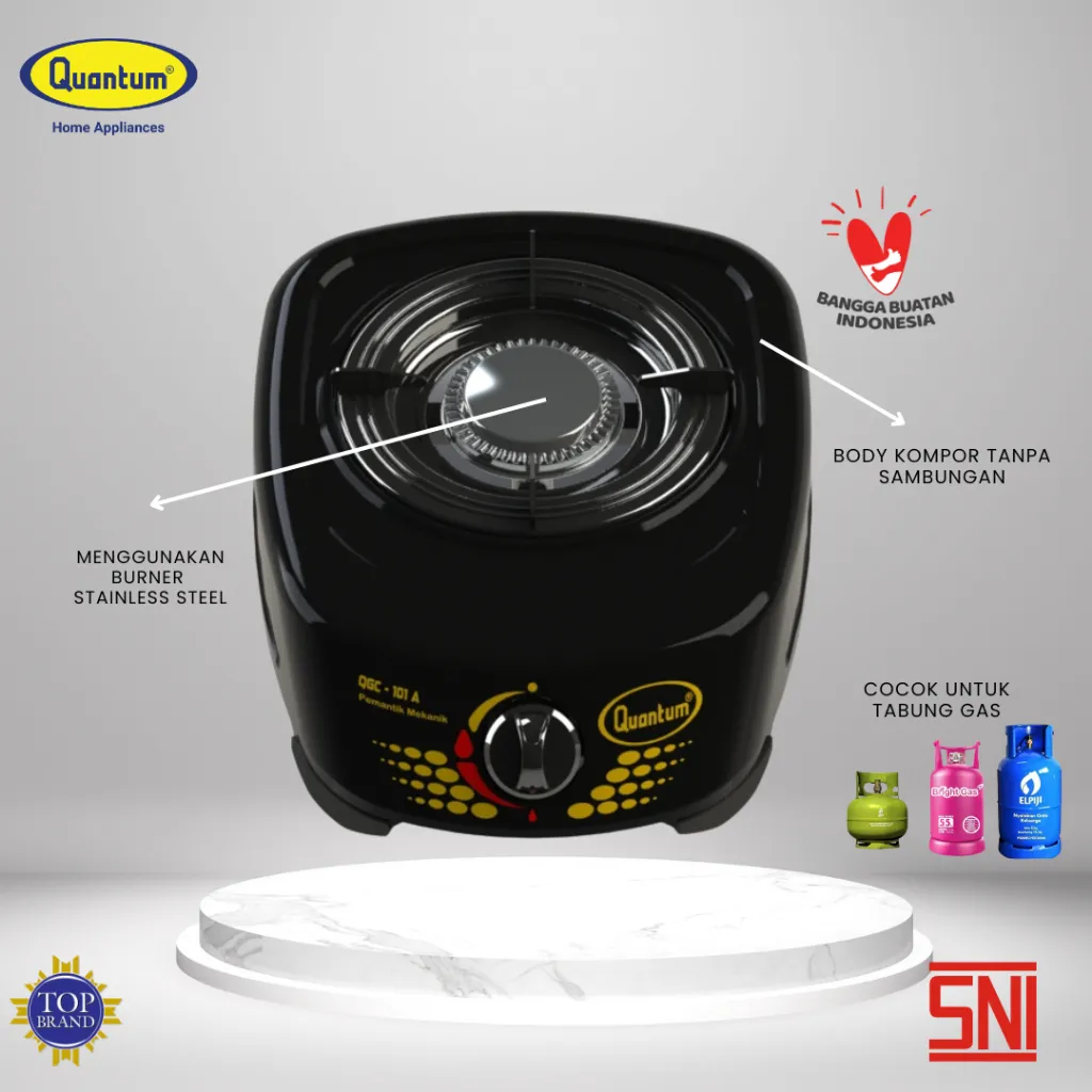 Kompor Gas Quantum 1 Tungku 101 A