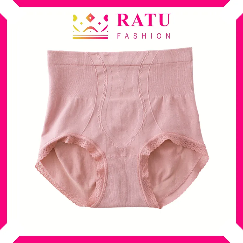 Ratu Fashion Celana Dalam Korset Wanita Pinggang Pengecil Perut High Waist Pants CD650