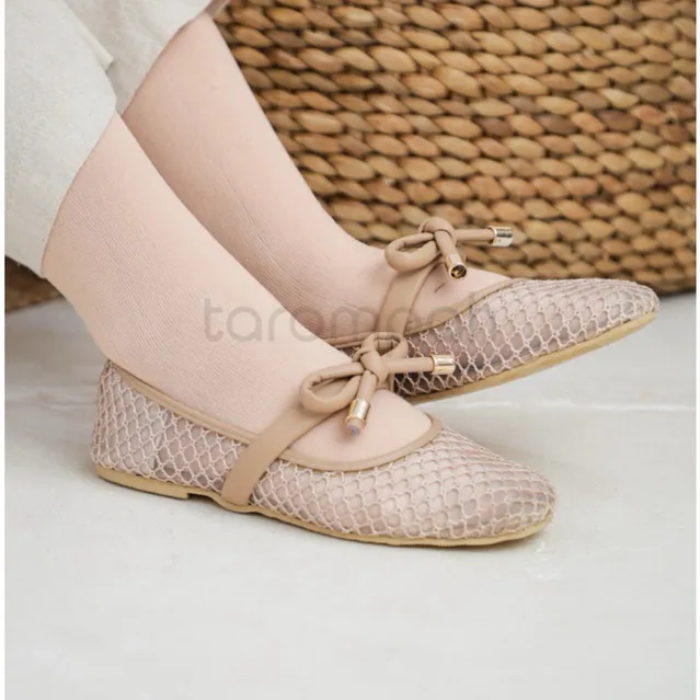 Tarompah Olivia Mocca Ballet Wanita