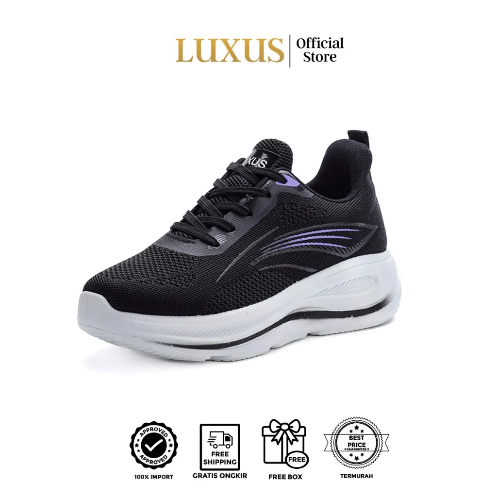 Luxus Kai Sepatu Wanita Sepatu Sneakers Sporty Casual - LX2053