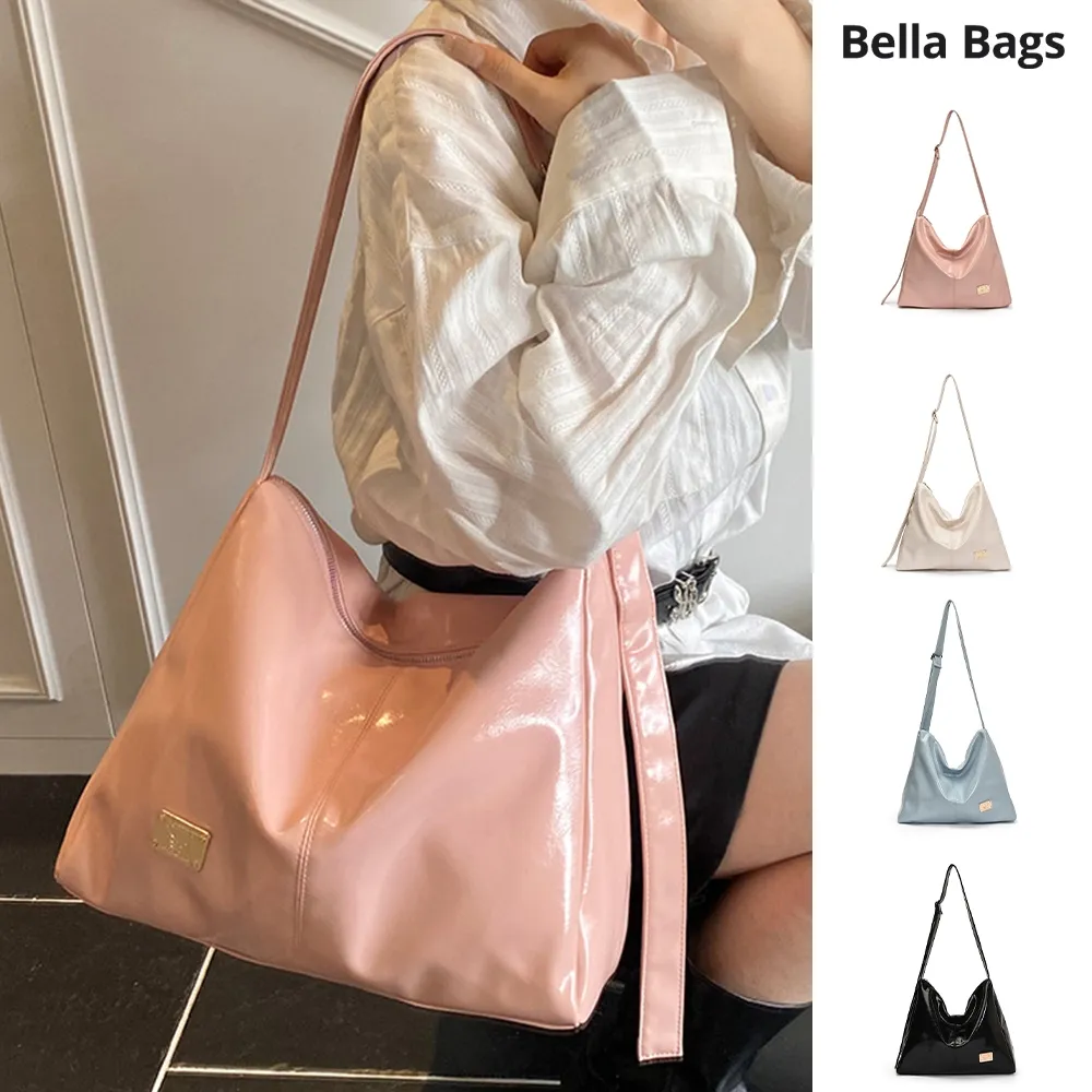 [ READY ] Tas Selempang Wanita Korea Keren Simple Cream Chic Tote Bag Novelty Elegant Durable