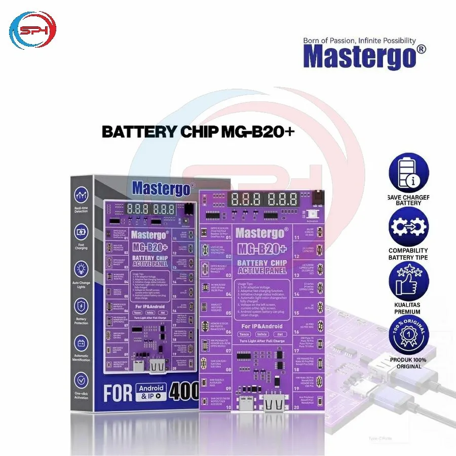 MASTERGO BATTERY ACTIVATED SMALL BOARD MG-B20+ - KABEL TEMBAK BATERAI MG-B20+ ORIGINAL - PAPAN KABEL - MG-B20+ - CABLE BATTERY - BATTERY BOARD MG-B20+ ORIGINAL