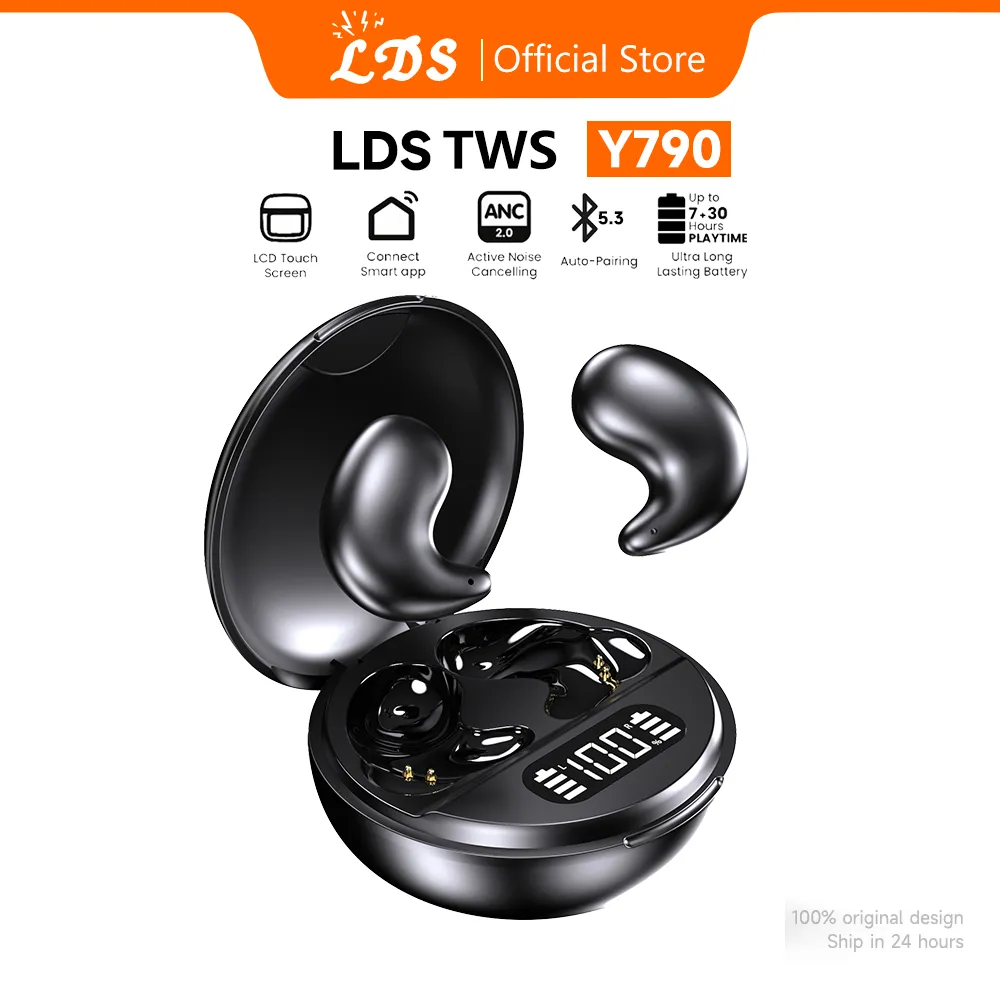 【𝟭𝟬𝟬%𝗢𝗥𝗜】LDS Y790 TWS True Wireless Earbuds Bluetooth Earphone V5.3 IPX7 Tahan Air Olahraga Headset Noise Reduction Pengurangan kebisingan Bass Earbuds Untuk IOS/Android/Windows