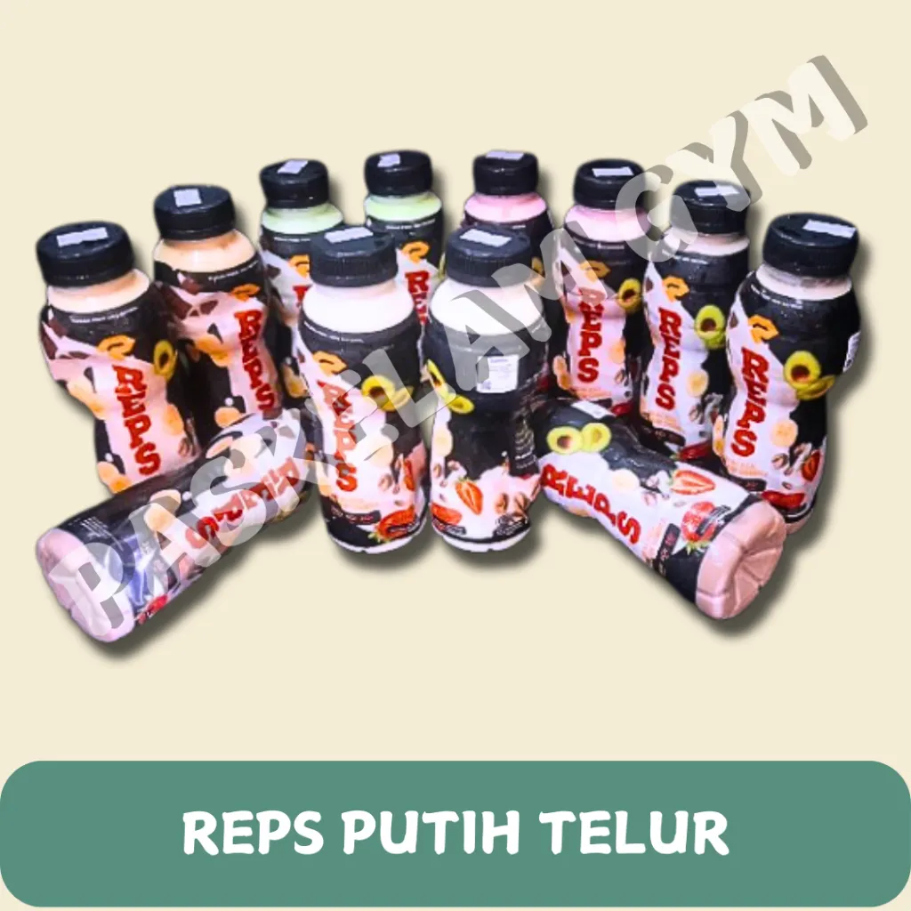 REPS Jus Putih Telur Protein Murni Natural Aneka Rasa