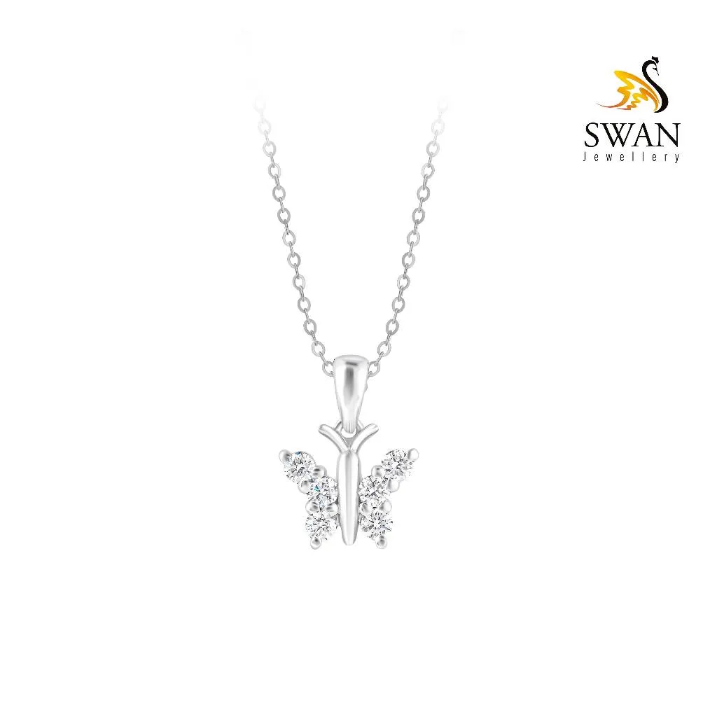 Kalung Berlian Design Kupu-Kupu IMNK1548860 Swan Jewellery