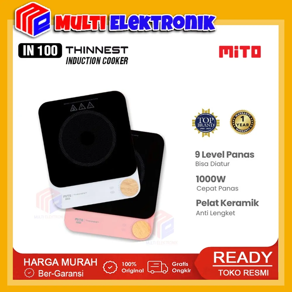 Mito Kompor Listrik Kompor induksi SPEK IN-100 / IN100