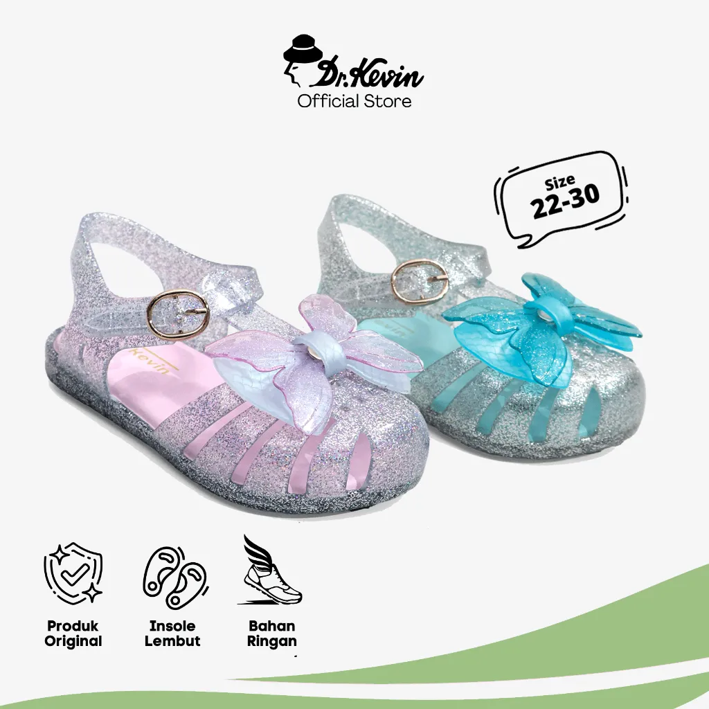 Dr. Kevin Kids Sepatu Sandal Anak Perempuan Tali Belakang 362-100 & 162-100