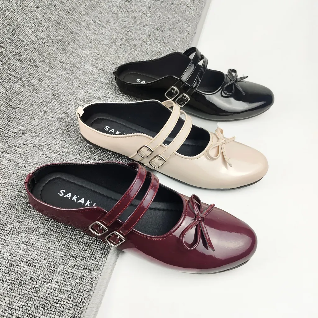 SAKAKI Patricia - Flat Shoes Sandal Wanita Cantik Dan Elegant