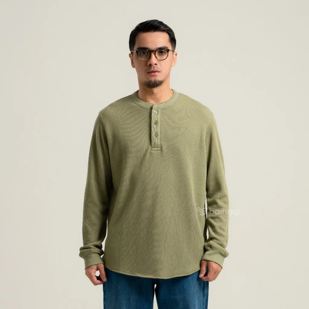 Baihaqi T-Shirt Waffle Lengan Panjang BP9