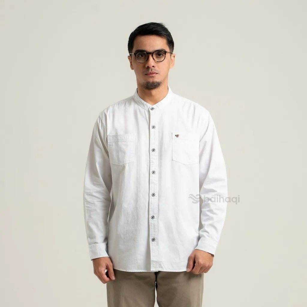 Baihaqi Kemeja Koko Riyadh Lengan Panjang BKK30