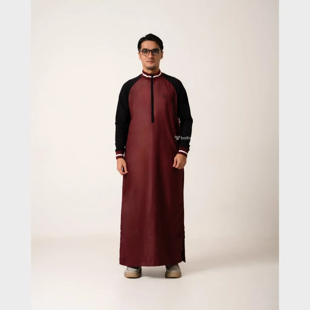 Baihaqi Jubah Khalid Sporty Lengan Panjang BJD8B