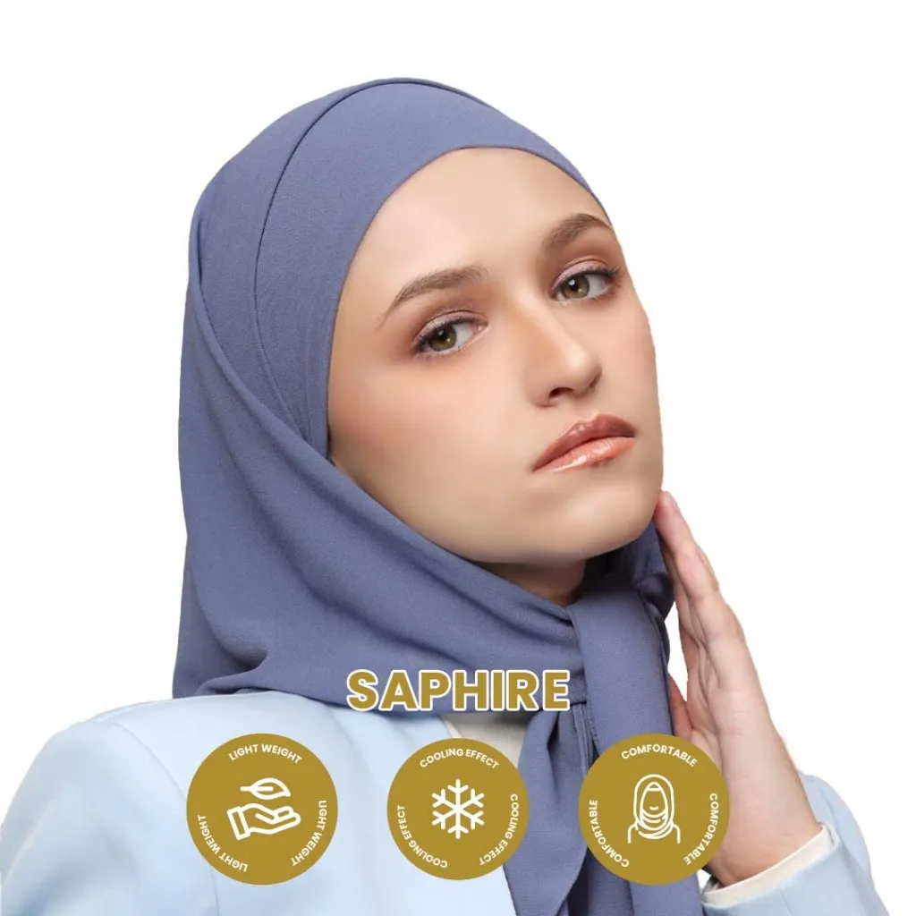 Shade Signature Segitiga Ceruty - Premium Hijab With Nano Sylver Technology