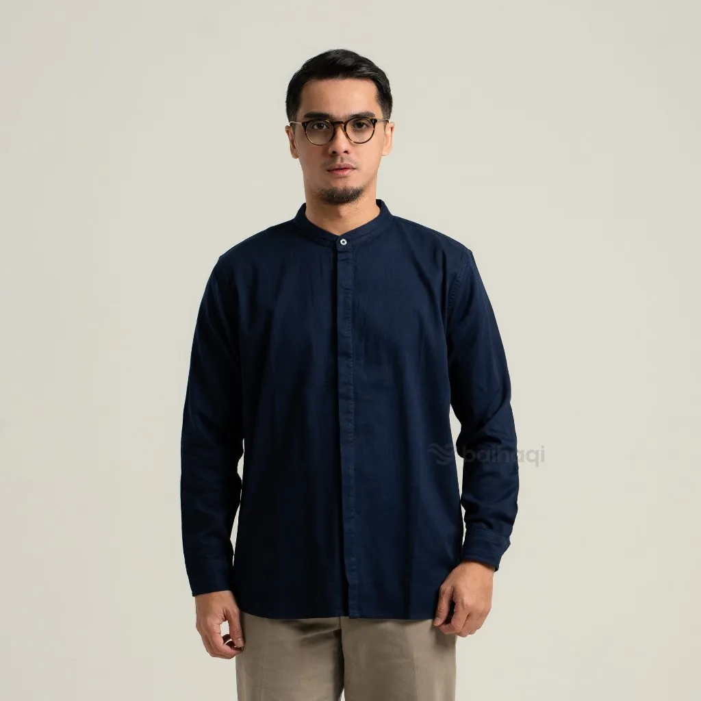 Baihaqi Kemeja Koko Khafji Lengan Panjang BKK35