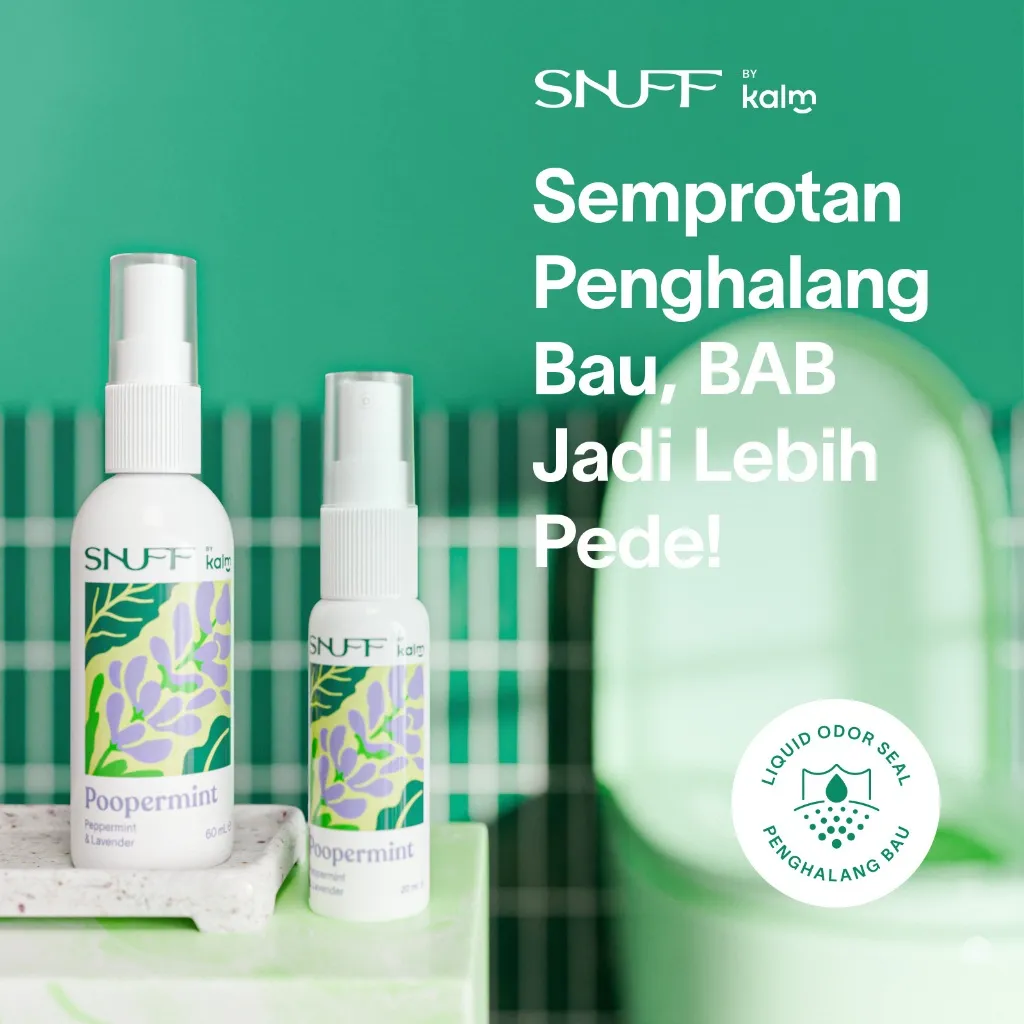 SNUFF by Kalm - Poopermint - Toilet Spray Pengharum Pra-BAB