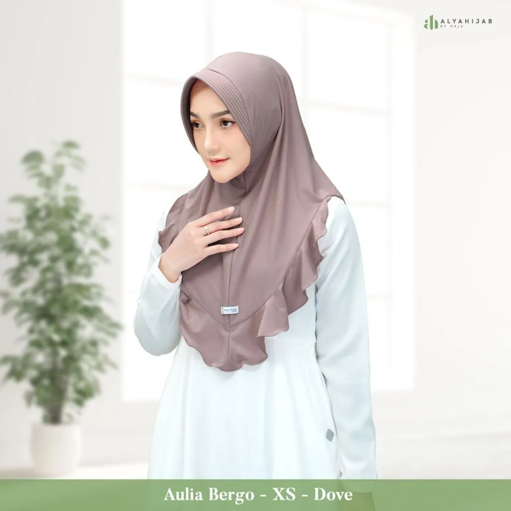 ALYAHIJAB - Aulia Bergo Size XS, S & M | Bergo Instan Pad | Jersey HQ | Hijab Nyaman & Modis