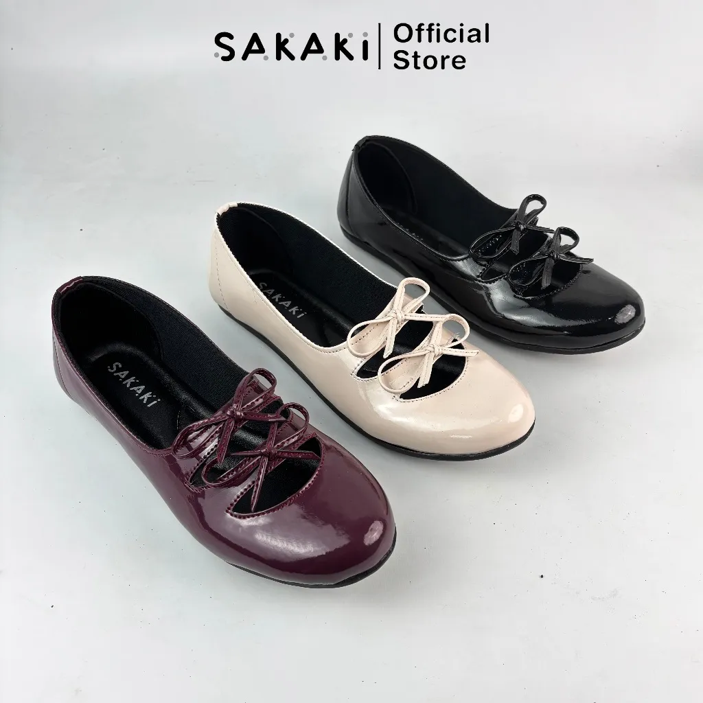 SAKAKI Livia - Sepatu Wanita Flatshoes Sol Karet