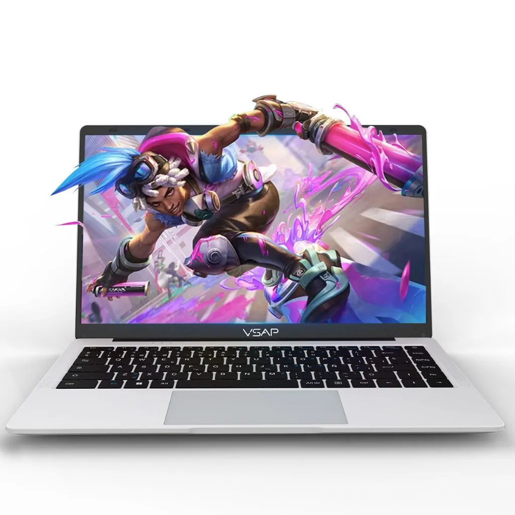 Laptop Celeron N4020 8GB RAM 256GB SSD 14 In 1920 x 1080 Windows 11 Pro