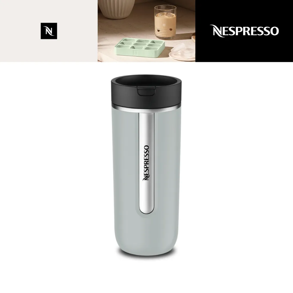 Nespresso Travel Mug Large, Smokey Blue (Botol Minum)