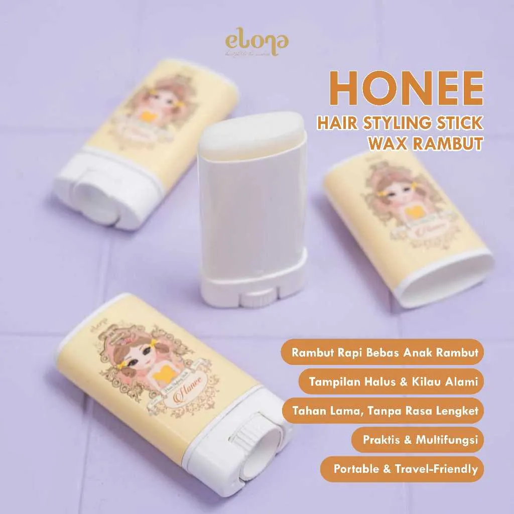Elona Honee ~ Hair Styling Stick ( wax rambut batang merapikan anak rambut )