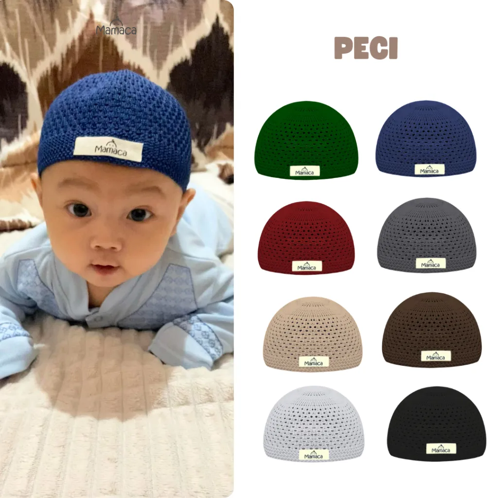 Mamaca Peci Bayi Rajut 0 12 Bulan