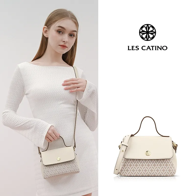 Tas Wanita Les Catino Eoria Daisy Flap Top Handle