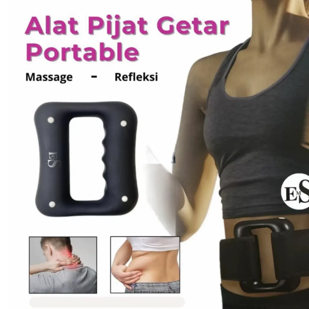 EMS PB Alat Pijat Getar Portable / Alat Diet Elektrik / Alat Pelangsing Tubuh Elektrik