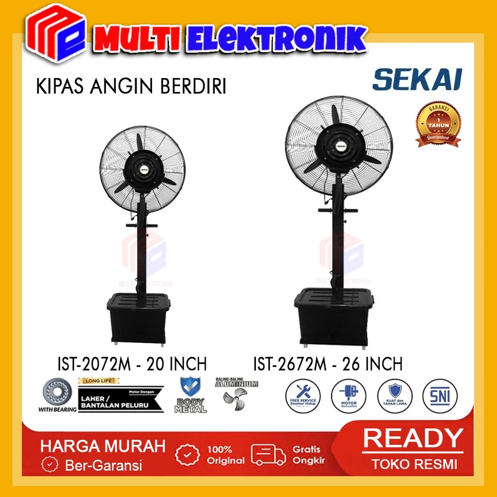 SEKAI Kipas Angin Tornado Industri Misty Fan Kipas Kabut Embun IST-2672M / IST-2072M / IST-3076M / IST-2676M