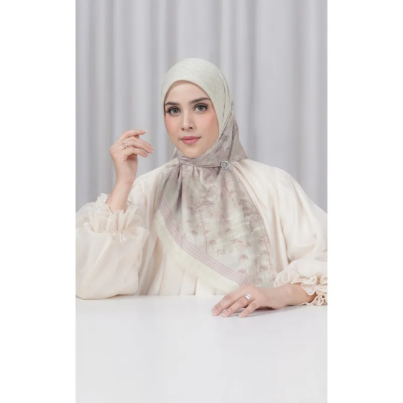 Buttonscarves - Palm Spring Square - Hills / Hijab Motif Segi Empat