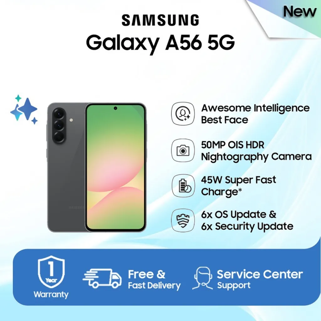 Samsung Galaxy A56 5G 8/256GB | 12/256 GB - Garansi Resmi