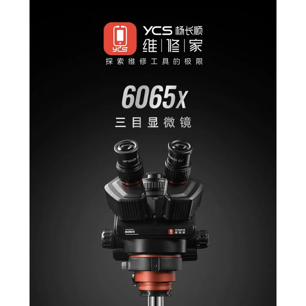 Microscope Stereo YCS 6065X Zoom 6x-65x Mikroskop Trinocular