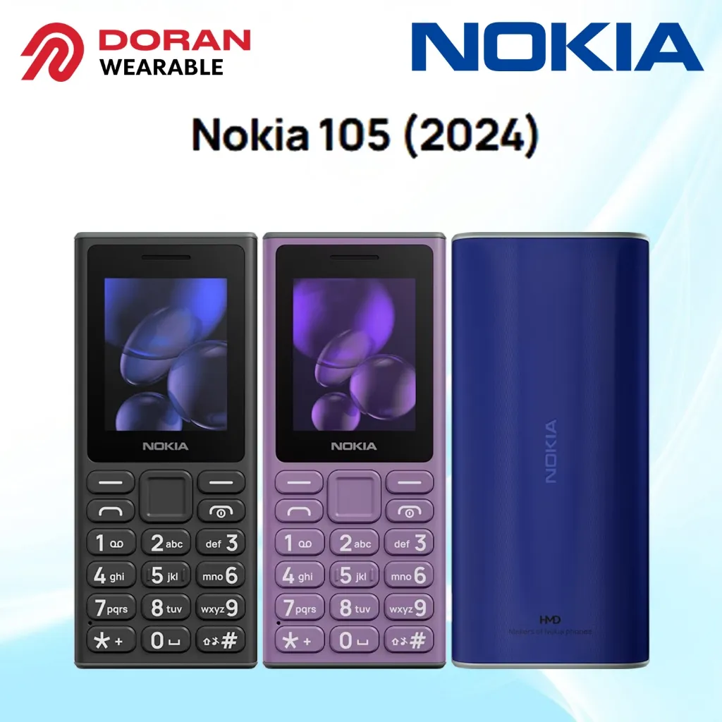 Nokia 105 2024 (2024) Handphone Nokia with MP3 Player - Garansi Resmi