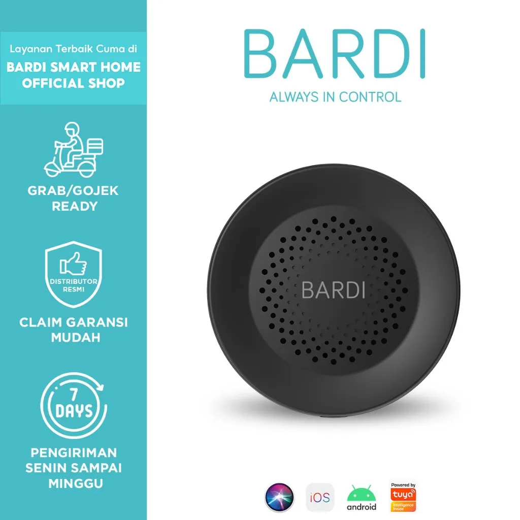 BARDI Smart Home WIFI Siren Loud Alarm Android/iOS Support - New Version