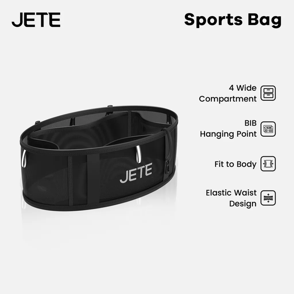 Running Belt JETE Sport Bag 01 Tas Pinggang Olahraga Sabuk Lari Multi Fungsi High Elasticity Run Waist Bag