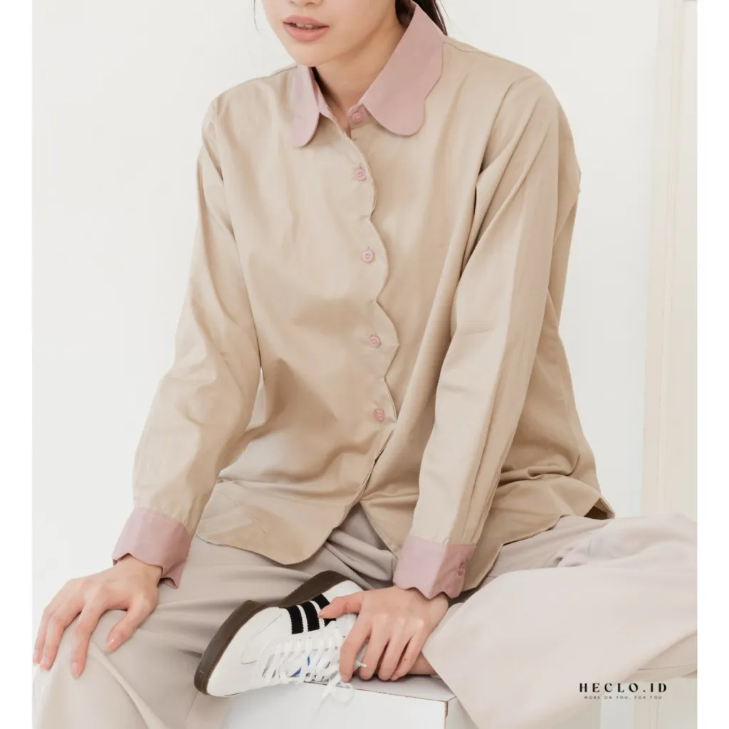 HECLO.ID - Malty Cotton Shirt | Atasan Wanita | Kemeja Wanita