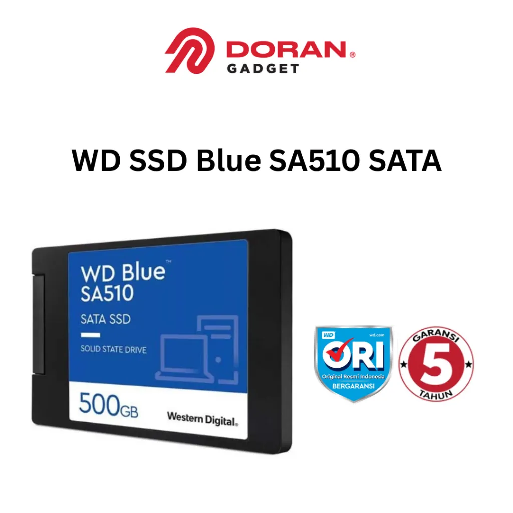 WD Blue SSD SA510 Internal 250GB / 500GB / 1TB / 2TB SATA III 2.5" - Garansi Resmi
