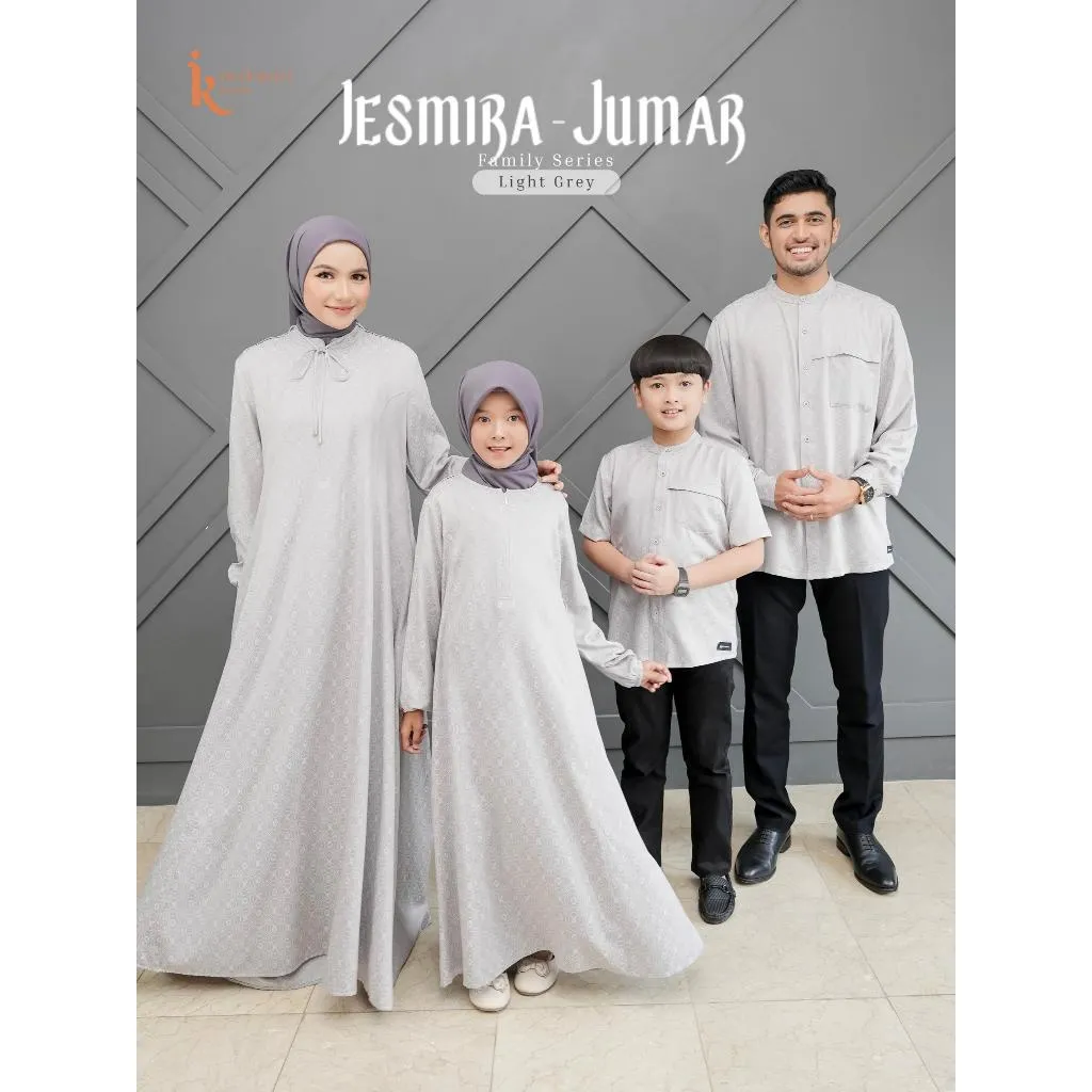 IniKami Jesmira Jumar Sarimbit Lebaran 2026 Premium Seragam Keluarga Bahan Halus Adem Mewah