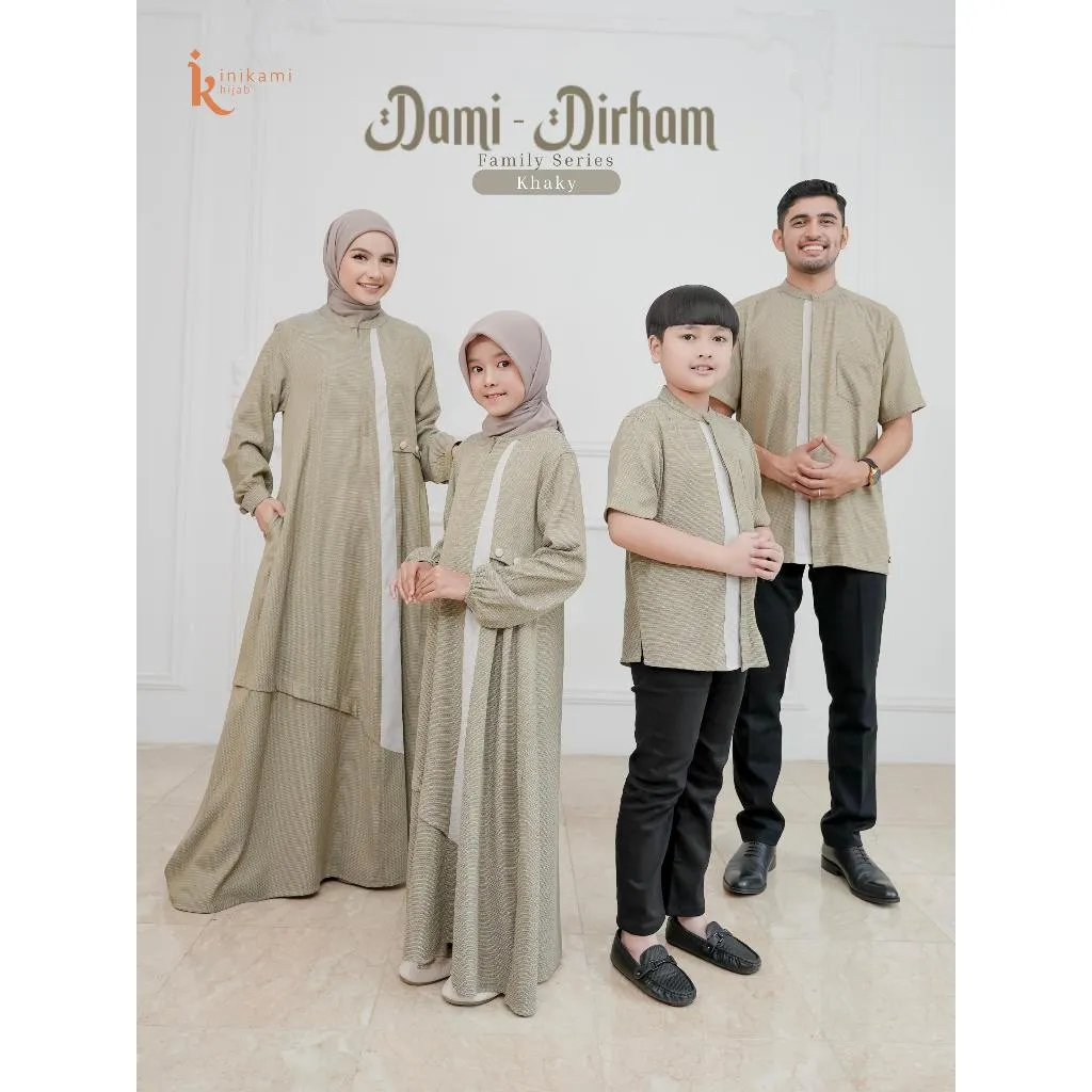Baju Couple Keluarga - Dami Dirham Family Series by INIKAMI HIJAB (Harga Satuan)