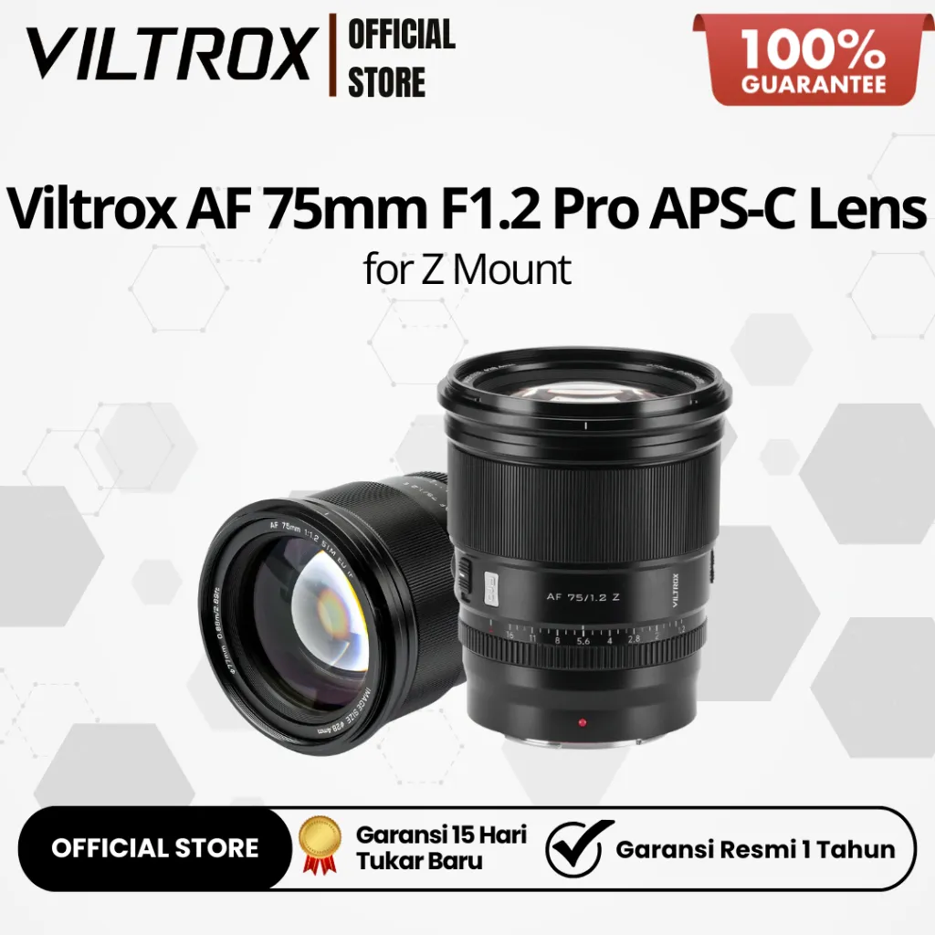 Viltrox AF 75mm F1.2 STM Pro APS-C Prime Lens for Nikon Z Mount