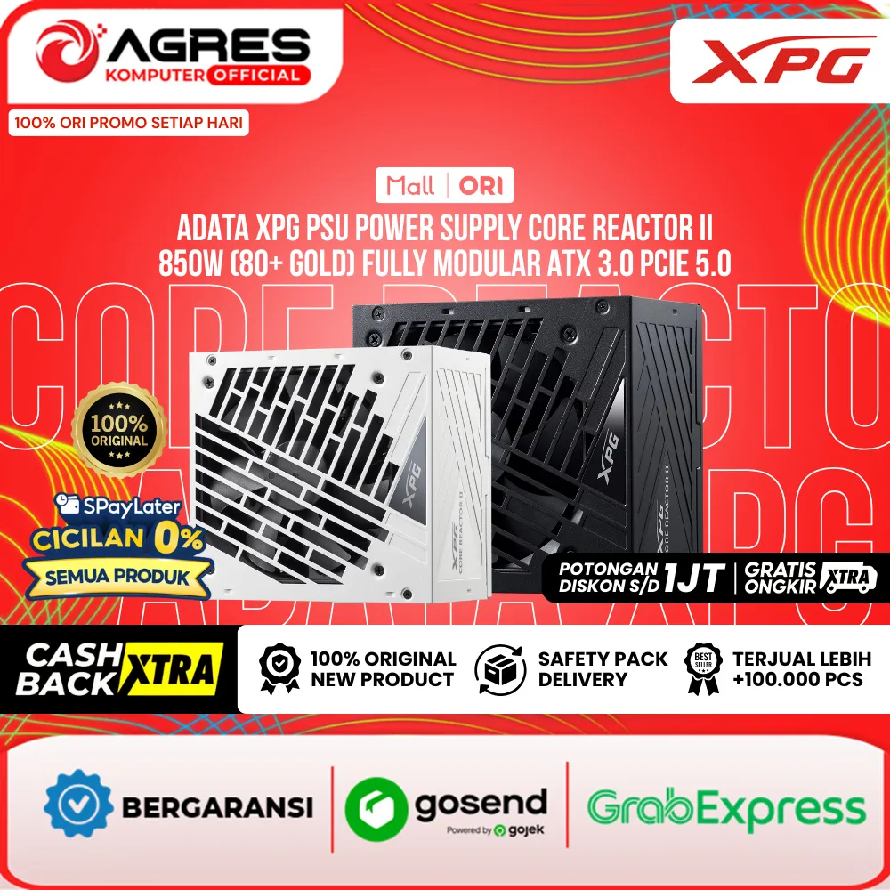ADATA XPG PSU POWER SUPPLY CORE REACTOR II 850W (80+ GOLD) FULLY MODULAR ATX 3.1 PCIE 5.0