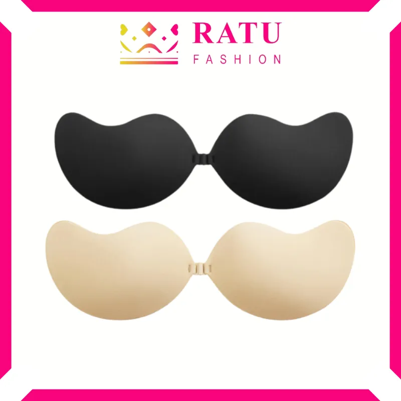 Ratufashion Bra Tempel Sayap Kait Tengah Bh Pad Foam Silicone Busa Sepasang Super Nyaman Cup