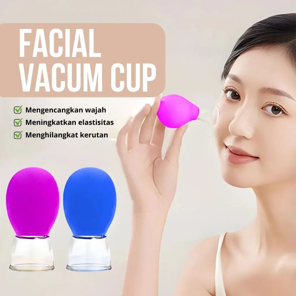 EMS Alat Gua Sha Wajah Alat Bekam Silikon Wajah Pijat Otot Kecantikan Kencangkan Kulit Bekam Tanpa Api Gua Sha