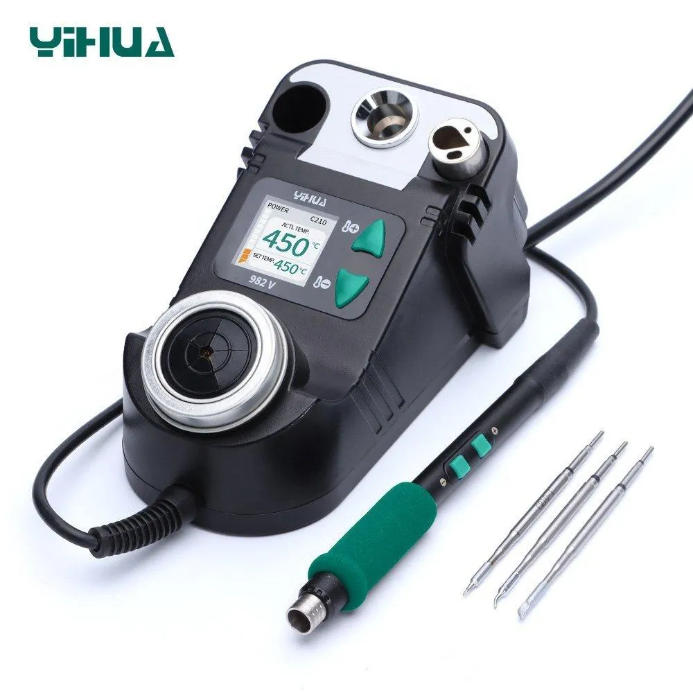 SOLDER STATION YIHUA 982-V (C210) WITH 3 C210 TIPS ORIGINAL