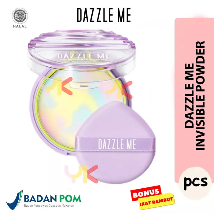 DAZZLE ME Better Than Filter HD Invisible Powder Loose Powder Oil Control Bedak Tabur Tahan Lama