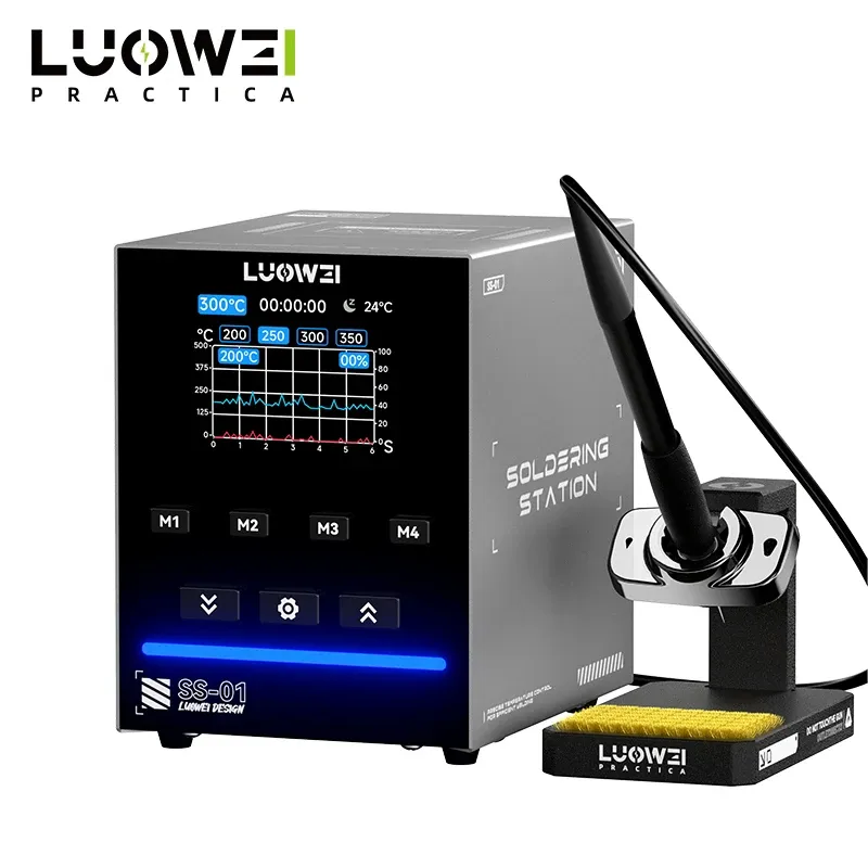 SOLDER STATION LUOWEI LW-SS01 200W DISPLAY CURVA