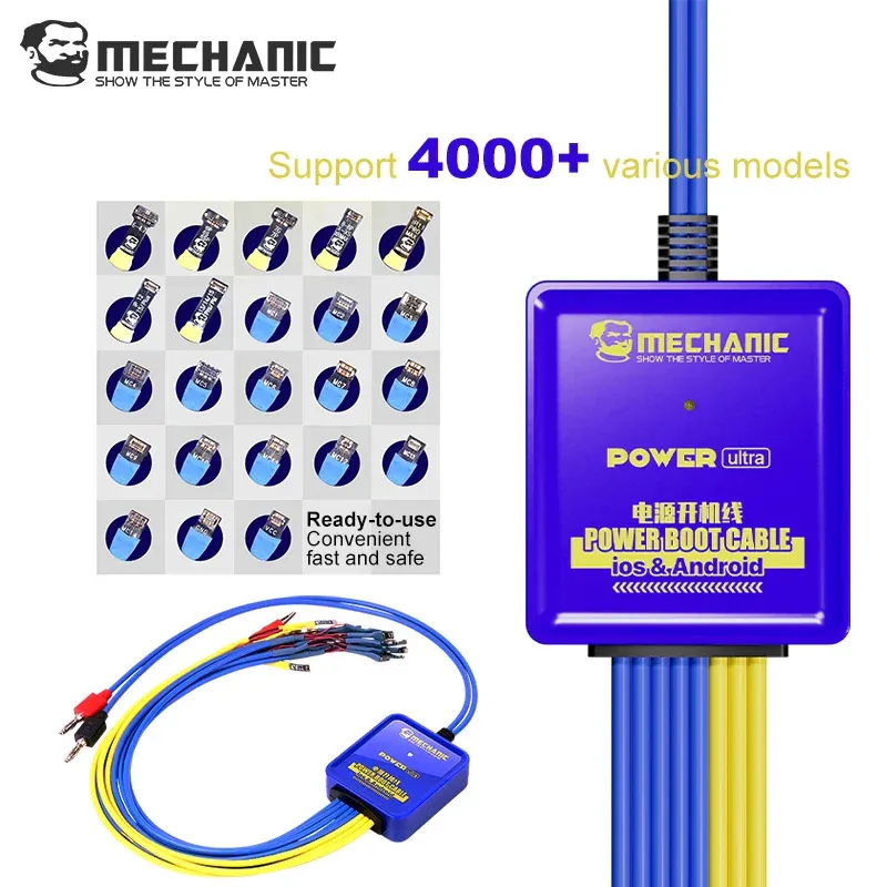 MECHANIC POWER ULTRA 25+1 POWER BOOT CABLE IOS ANDROID - KABEL FLEKSIBEL SERVIS HP - KABEL FLEXIBLE ORIGINAL MECHANIC - ALAT SERVIS HP KOMPLIT MECHANIC - KABEL FLEXIBLE SERVIS IPHONE & ANDROID SET KONEKTOR SERVIS HP MECHANIC POWER ULTRA 25+1